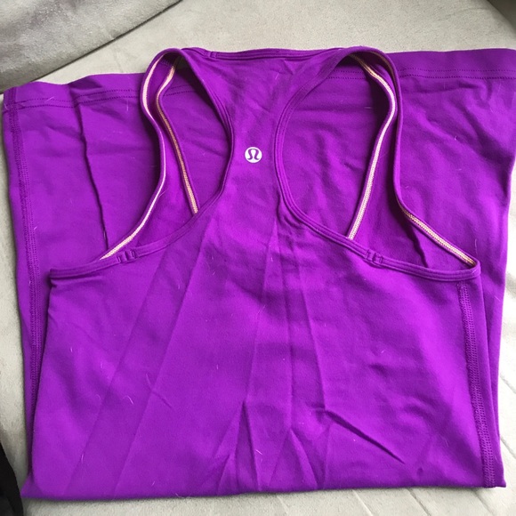 Lululemon CRB tank size 4 purple - Picture 2 of 2